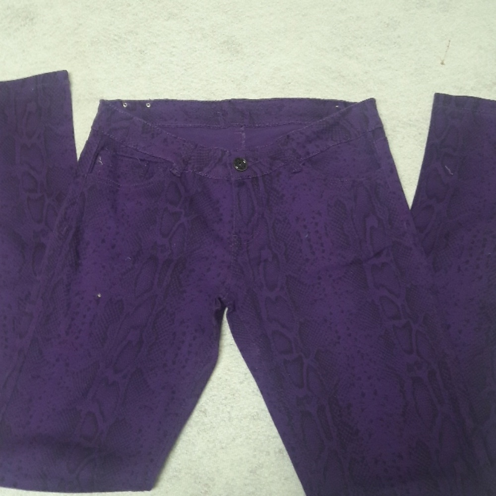 Purple jeggings